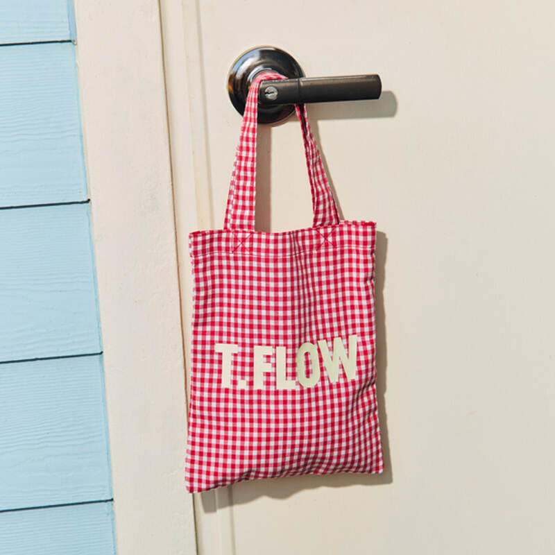 T&uacute;i tote hằng ng&agrave;y TACTFLOW (S) &ndash; Caro đen trắng &ndash; TFF100MONOCHK, , large image number null